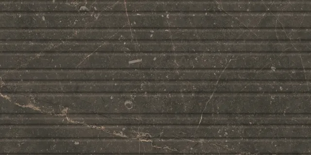 Recer Bluenza Ripple Ebony Black piastrella 30x60 naturale