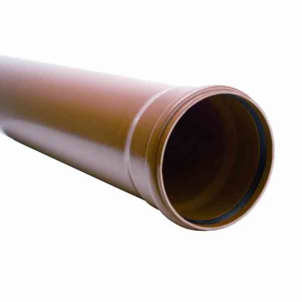 Tubo PVC SN-4 160x1000 mm Scarico Fognatura 1 m