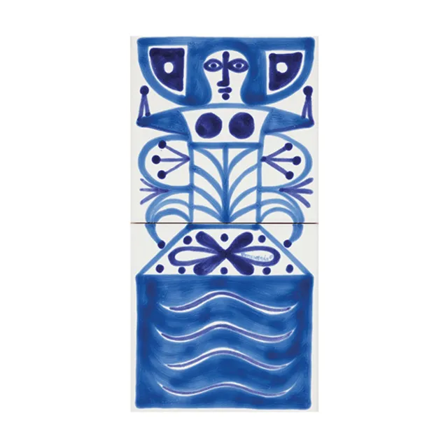 Cerasarda I Classici Dama 1 piastrella blu conf. 2 pz