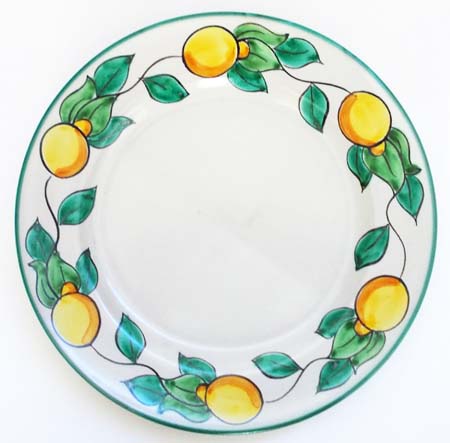 Ceramica Pinto Pennellato VP12299 piatto piano decoro vietrese