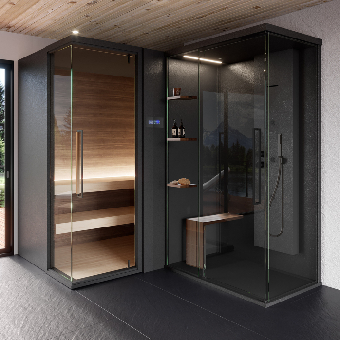 Viva Made Zen Combi box doccia piatto ceramica