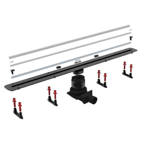 Confluo Slim Line canaletta doccia 75 cm lineare