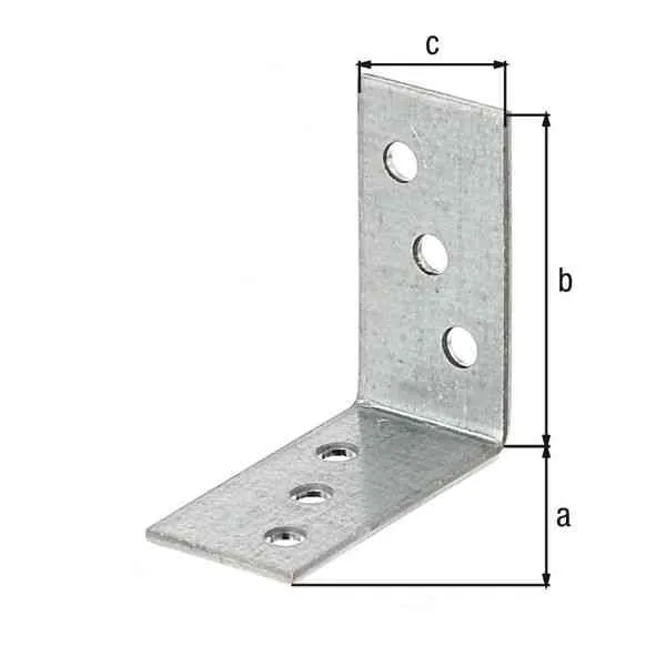 GAH Alberts angolare di giunzione 40x40x20 mm zincato