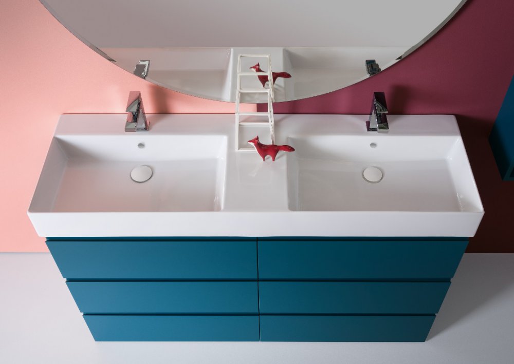 Viva Made B-Go Chromatic BG42 mobile bagno sospeso bianco