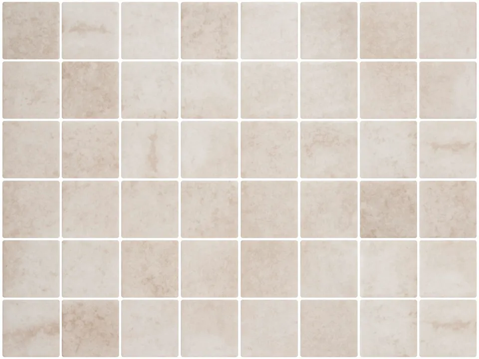 SQ Mosaic Kubu Fifty Akame mosaico beige opaco 50x50 mm