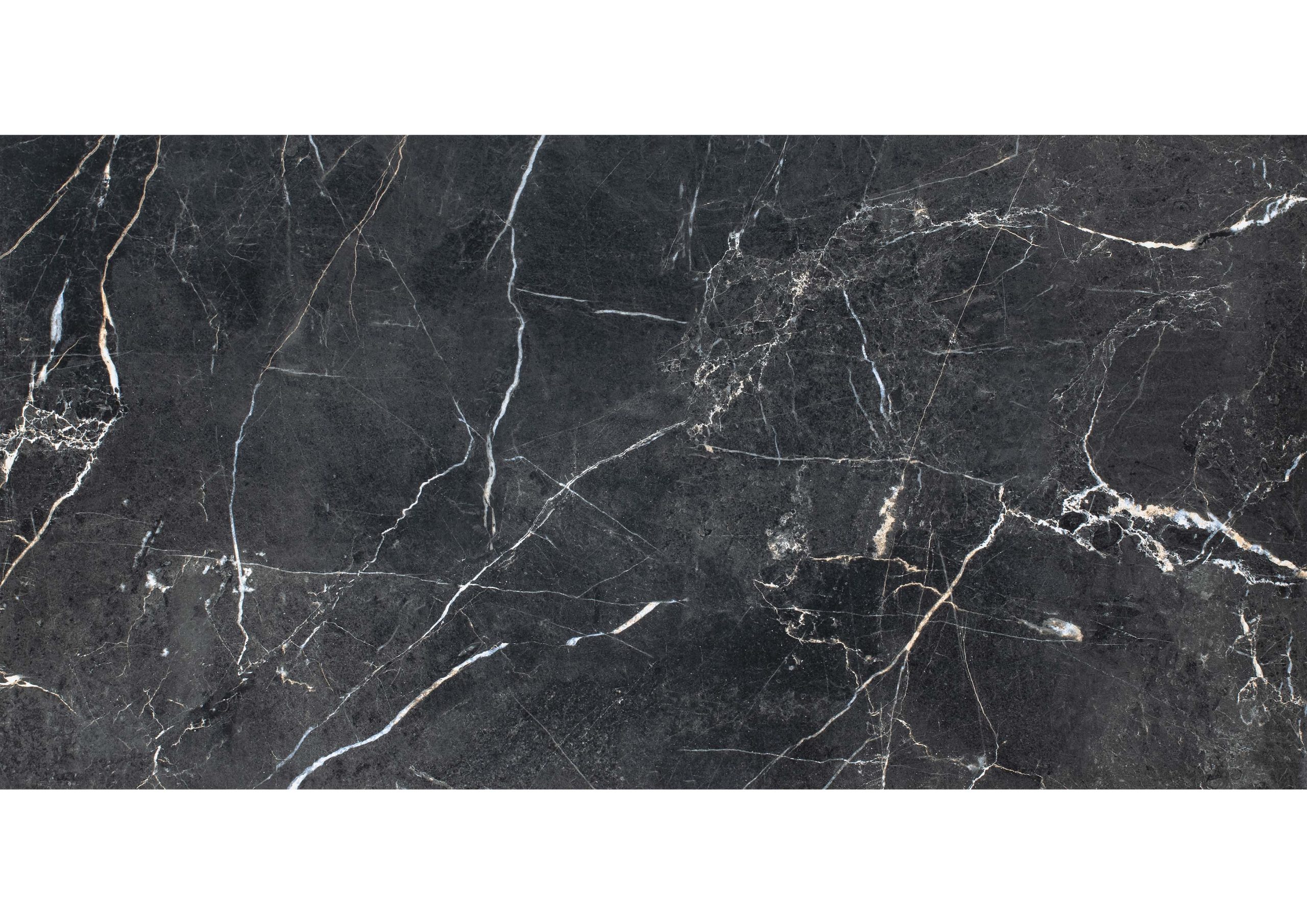 Roca Marble Venato Black Pulido piastrella nera lucida
