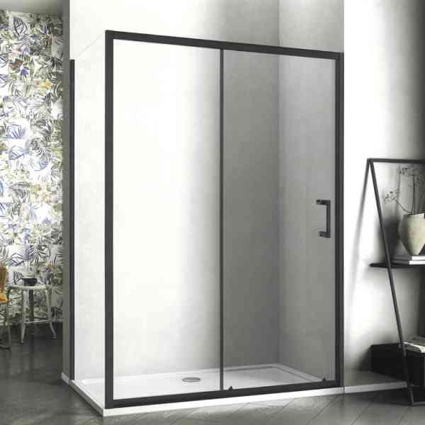 Lacus Grande LSCA3N 90B box doccia 90x90x190 profilo nero 6 mm