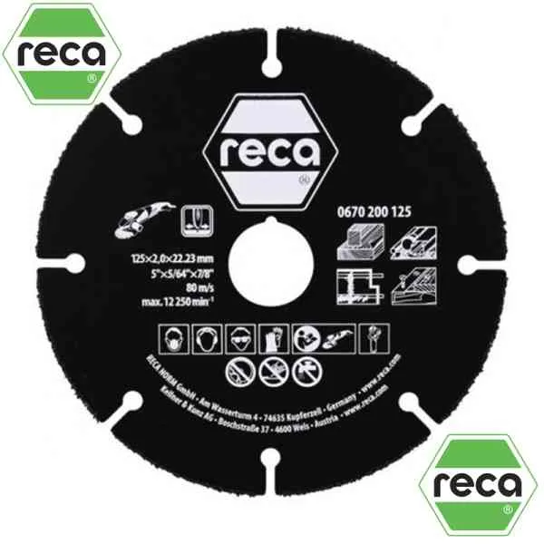 RECA Multi-Cut disco da taglio 125 mm legno 2 pezzi
