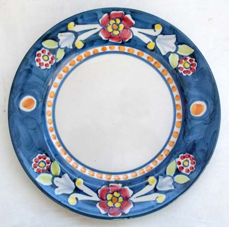 Ceramica Pinto Floreale VP13150 piatto piano vietrese fiori