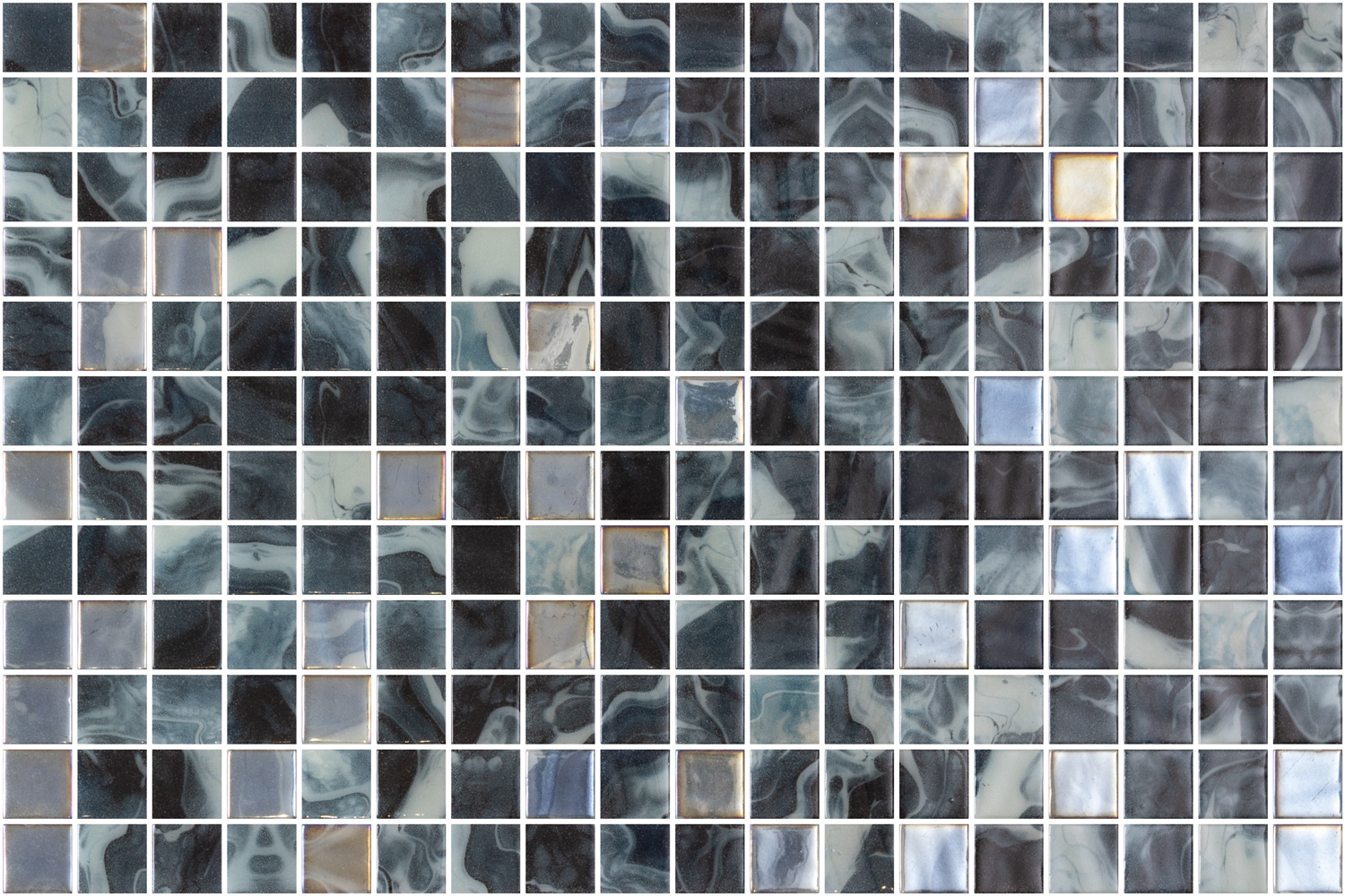SQ Mosaic Identity Wana mosaico piscina turchese lucido