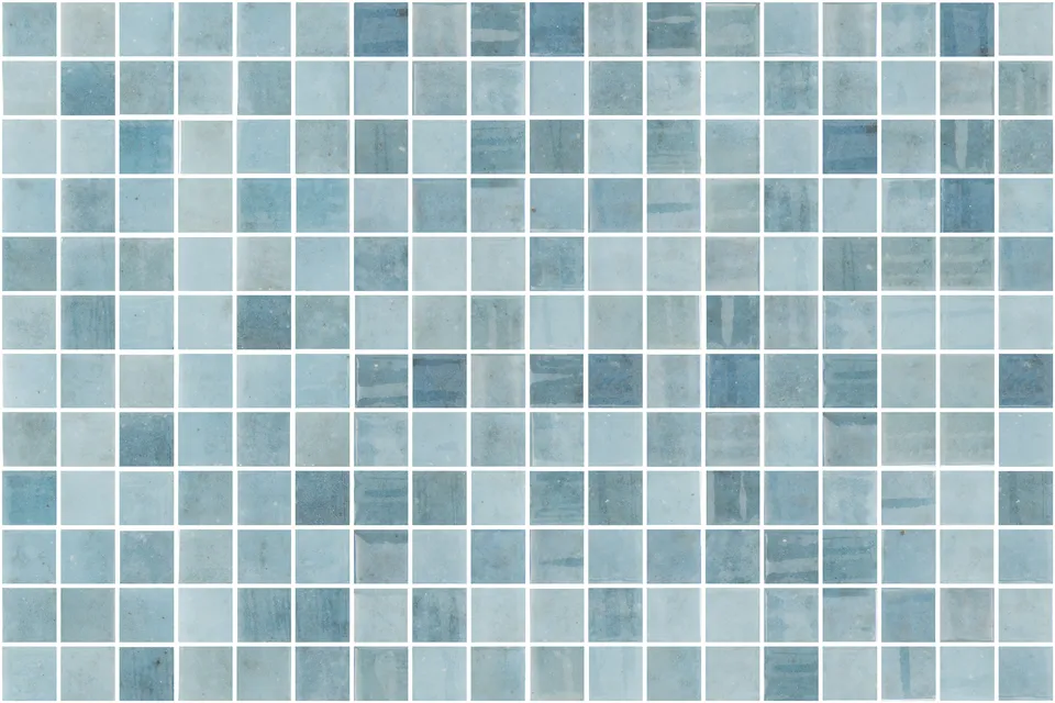 SQ Mosaic Essence Calm Mosaico Blu Medio Lucido