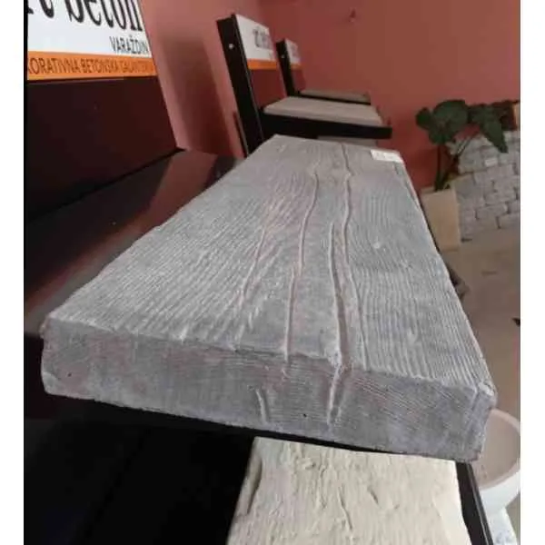 Art Beton Timber piastra cemento 90x25 antracite effetto legno