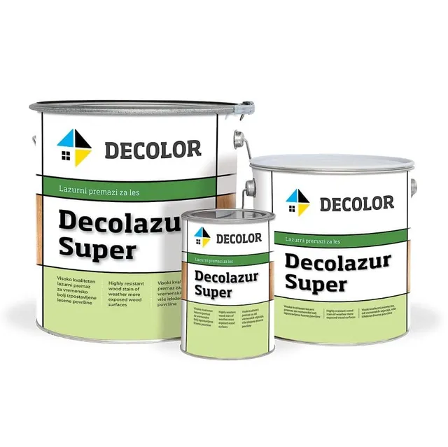 Decolor Decolazur Super impregnante legno castagno 5 L