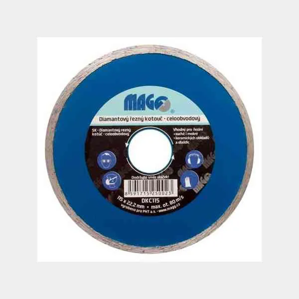 Magg disco diamantato 115 mm liscio per gres e ceramica