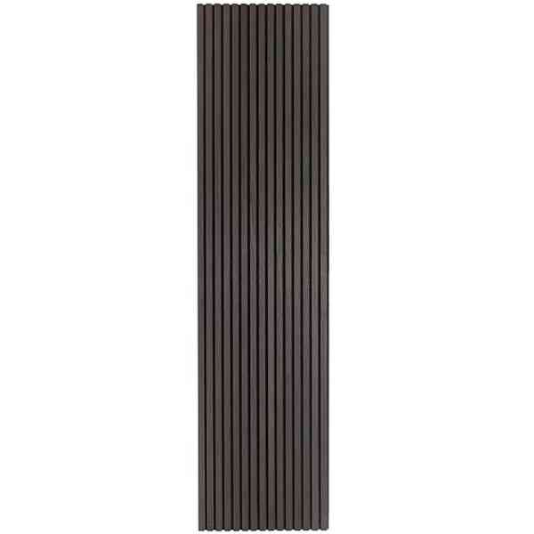 Pannello acustico rovere nero 270x60 cm parete 1,62 m²