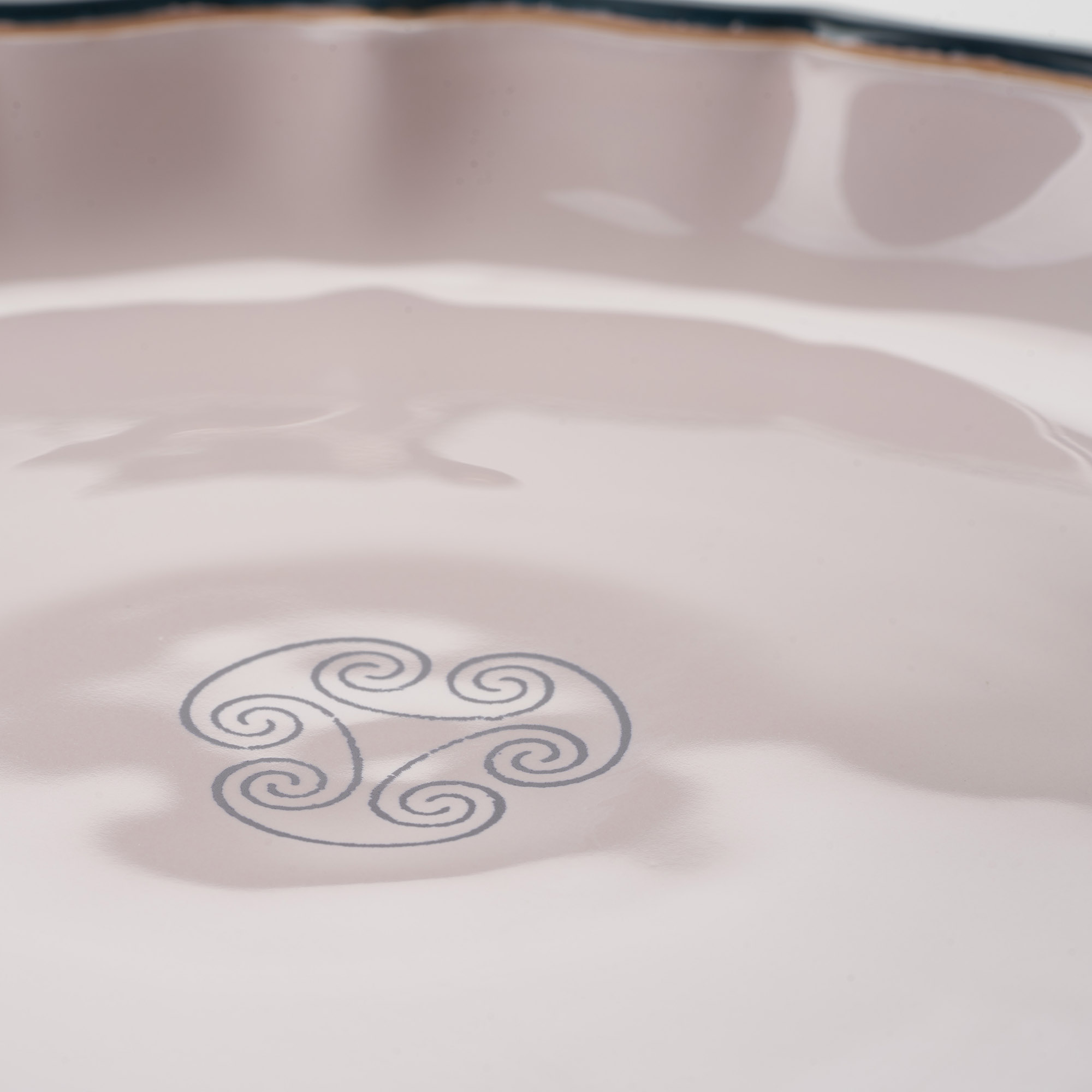 Cerasarda Arte Tavola Alzata Monogram alzata rosa poudrè