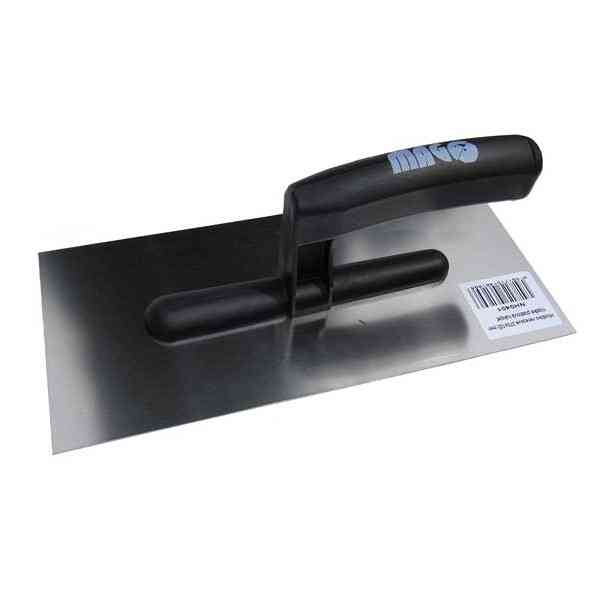 Magg frattazzo inox 270x130 mm manico PVC liscio