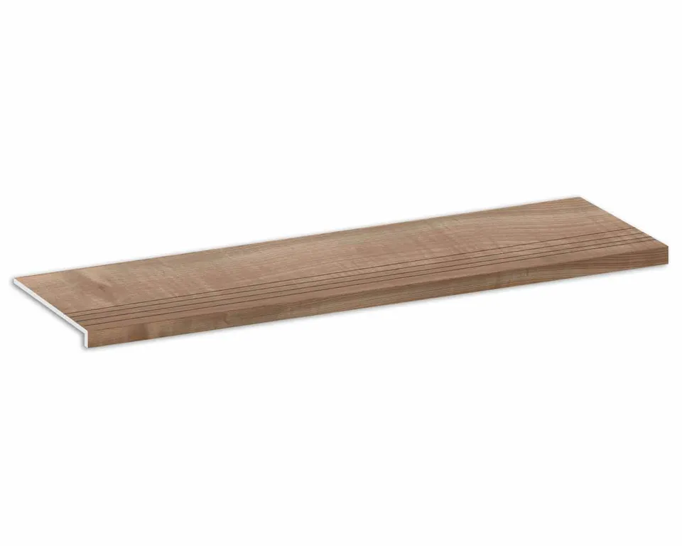 Roca Tiles Borneo Peldaño Sapelli gradino legno 19,5x120