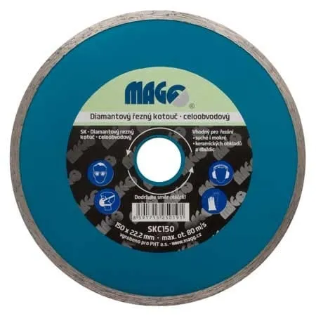 Magg Super disco diamantato 150 mm taglio liscio