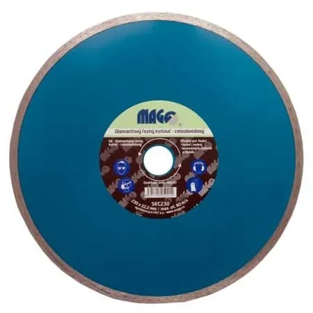 Magg Super disco diamantato 230 mm liscio ceramica
