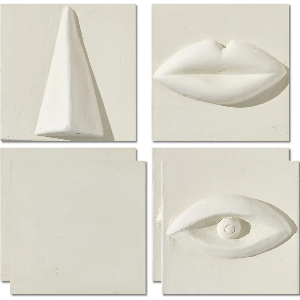 Cerasarda Cara Set da 6 pz piatti ceramica Neutro