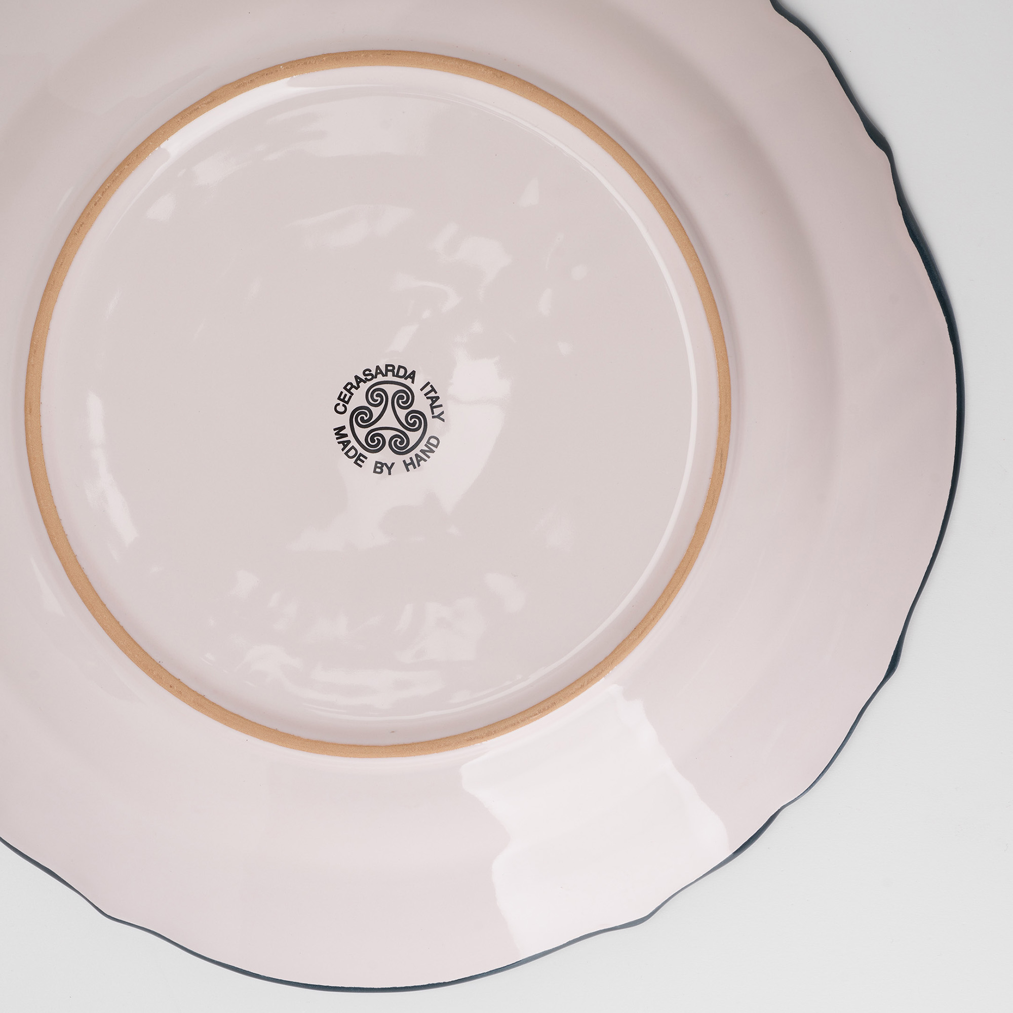 Cerasarda Arte della Tavola Segnaposto Monogram Rosa piatto