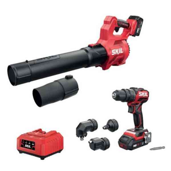 Skil DD1E3066-ATP kit soffiatore+avvitatore 20V 4.0Ah