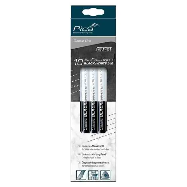 Pica-Marker Matita Bicolore Nero-Bianco 230 mm