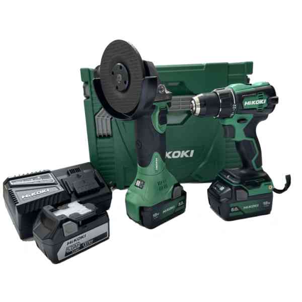 HiKOKI ProfiSet 8 kit trapano DS18DE smerigliatrice 18V