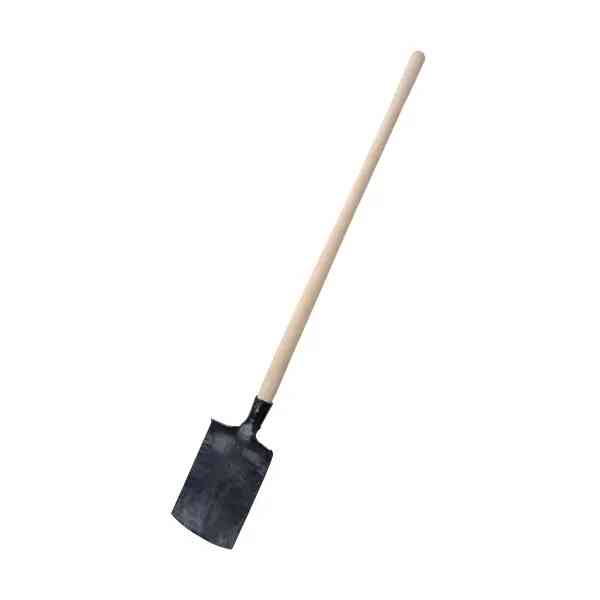Vanga forgiata dritta pala da scavo manico faggio