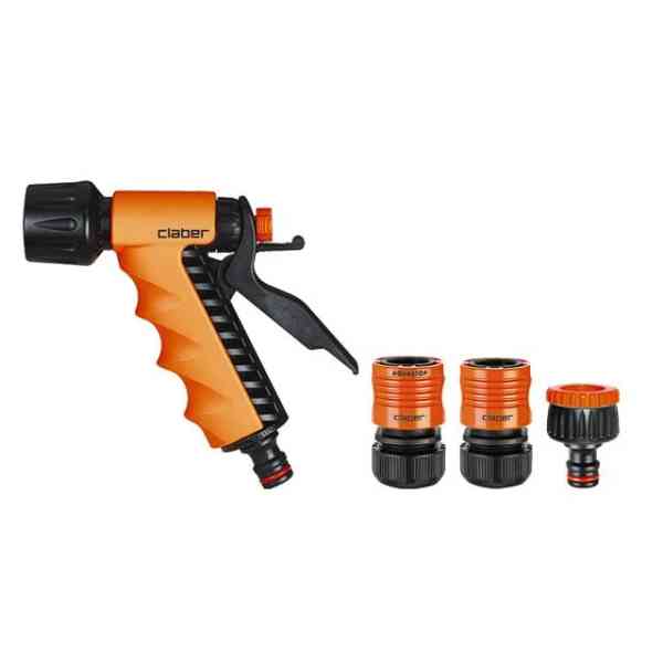 Claber 8551 pistola irrigazione Ergo kit 1/2 raccordi
