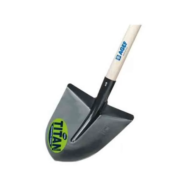 Titan Pala con Manico 140 cm Leggera 28,5x29 cm