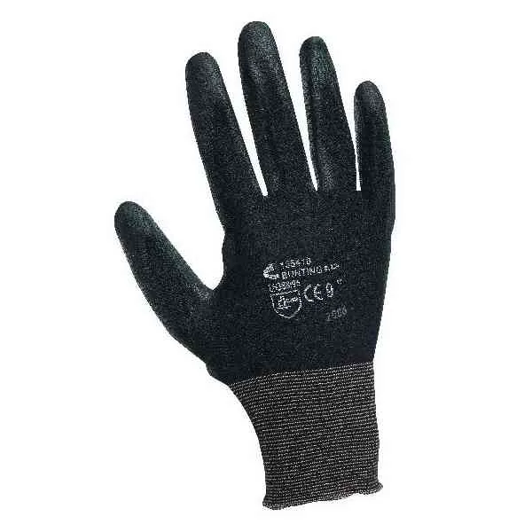Bunting Black guanti neri lavoro taglia 10