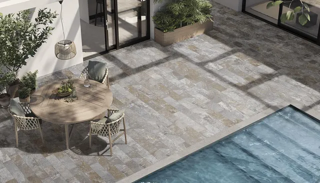 Viva Made Externa Quarzite Piastrella Esterno Effetto Pietra