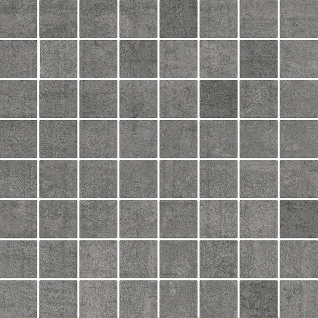 Recer Way Anthracite mosaico 30x30 tessere 3,5x3,5