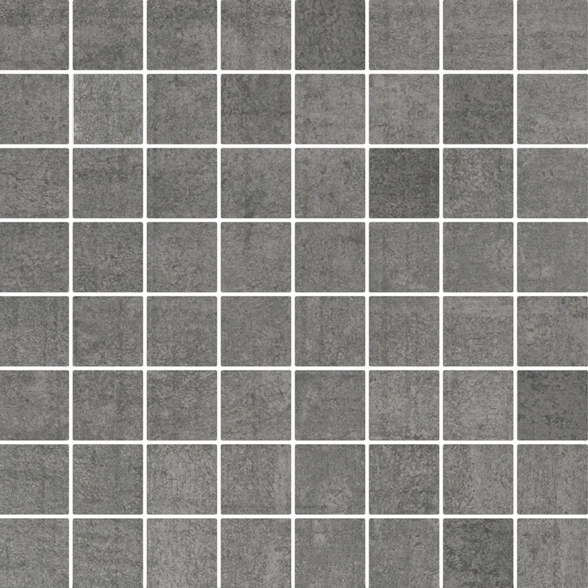 Recer Way Anthracite mosaico 30x30 tessere 3,5x3,5