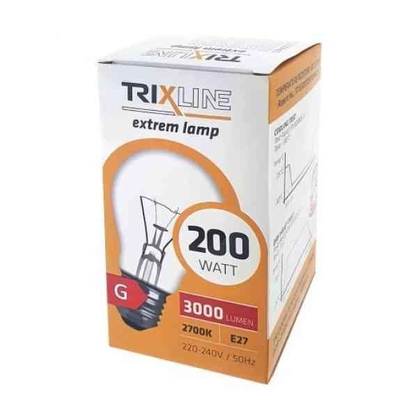 Trixline lampadina industriale 200W E27 vetro