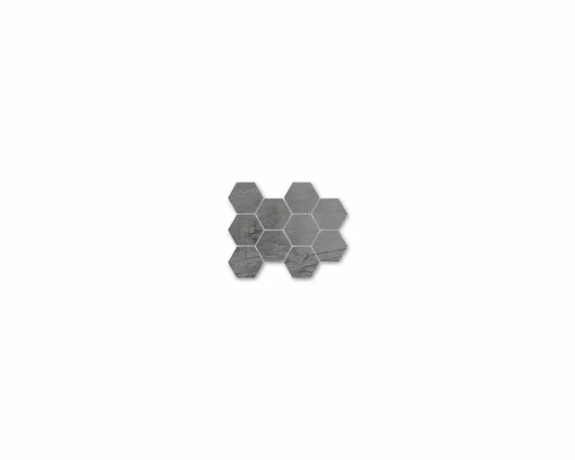 Roca Malla Hexagono Marengo mosaico ceramico Marengo