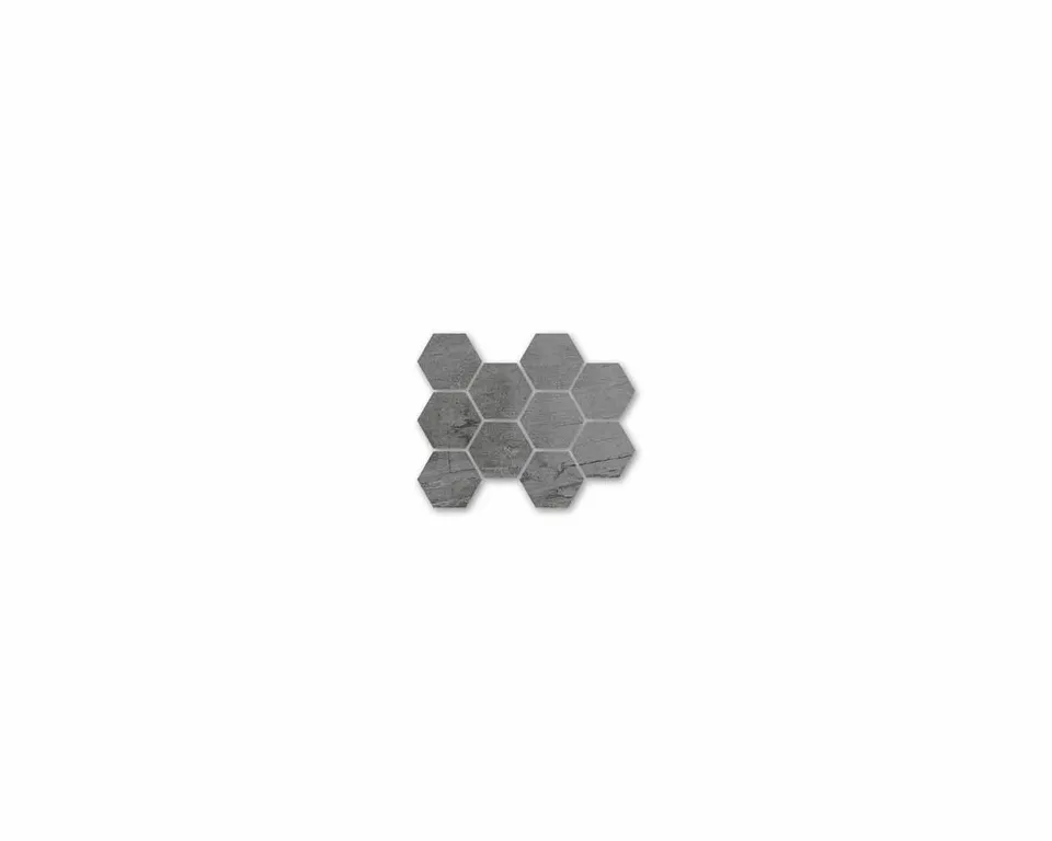 Roca Malla Hexagono Marengo mosaico ceramico Marengo