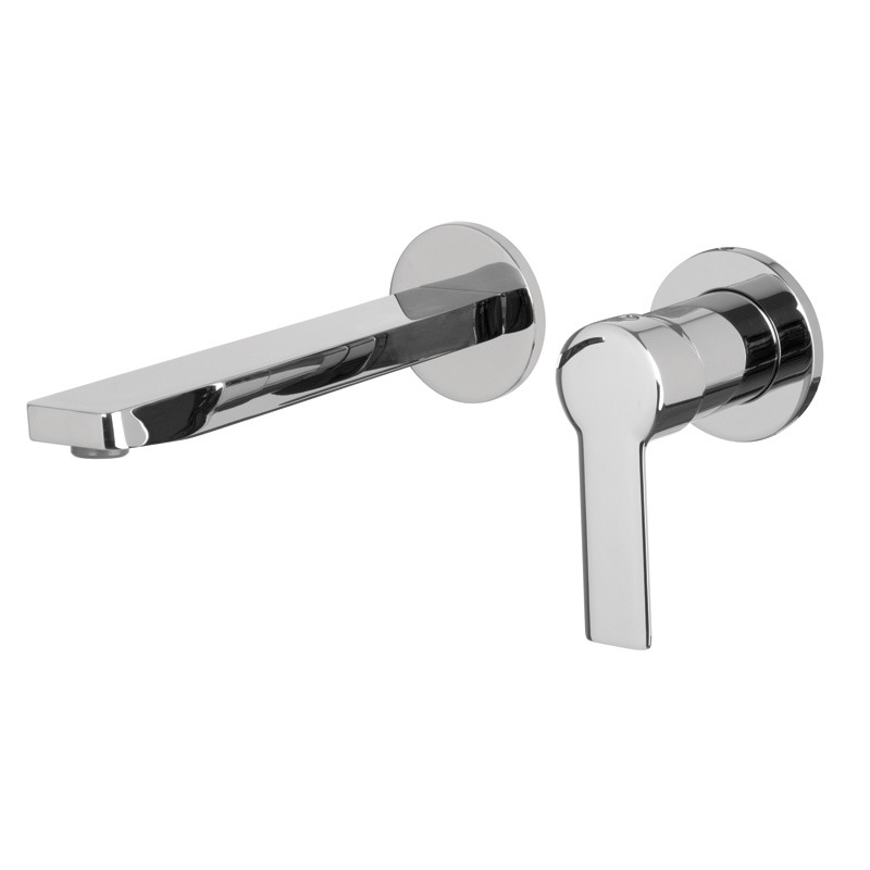 Viva Made Mast Mix F3141WLX8CR Rubinetto Lavabo a Muro Cromo 20 cm
