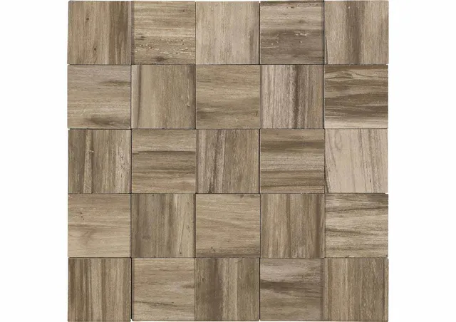 Roca Piezas complementarias Malla Forest mosaico effetto legno