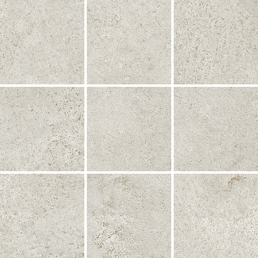 Recer Metalcrete Warm Silver M10x10 piastrella mosaico argento