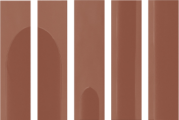 Recer Signature Loop Mocha 7,5x30 piastrella marrone