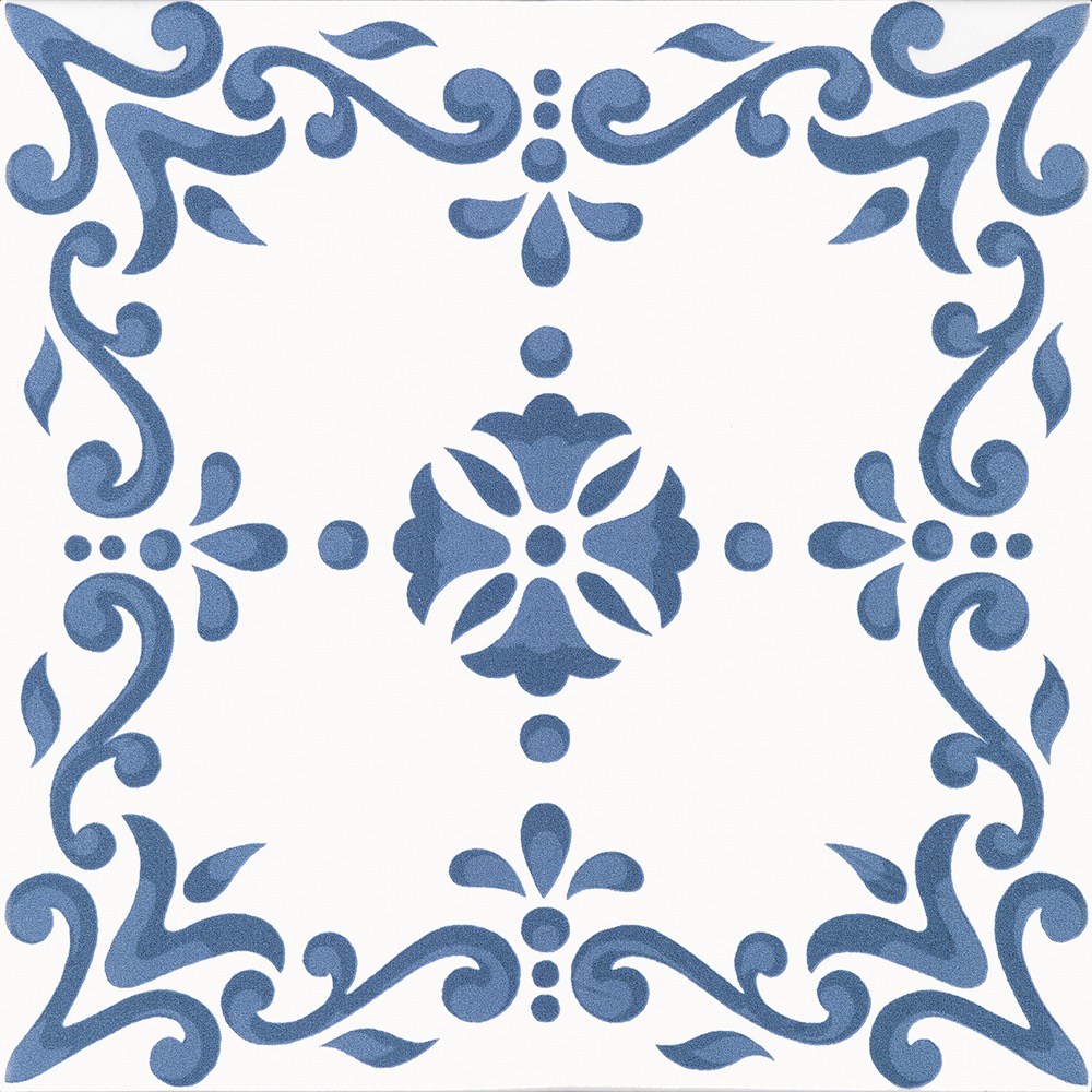 Recer Sentir Bene Azul M20x20 piastrella blu naturale