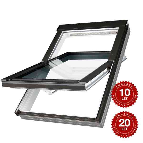 Tondach Smart finestra tetto PVC 78x118 cm vetro antieffrazione