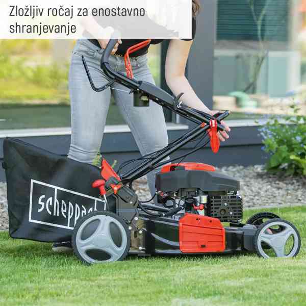 Scheppach MS225-56 rasaerba benzina semovente 56cm 7HP 65L