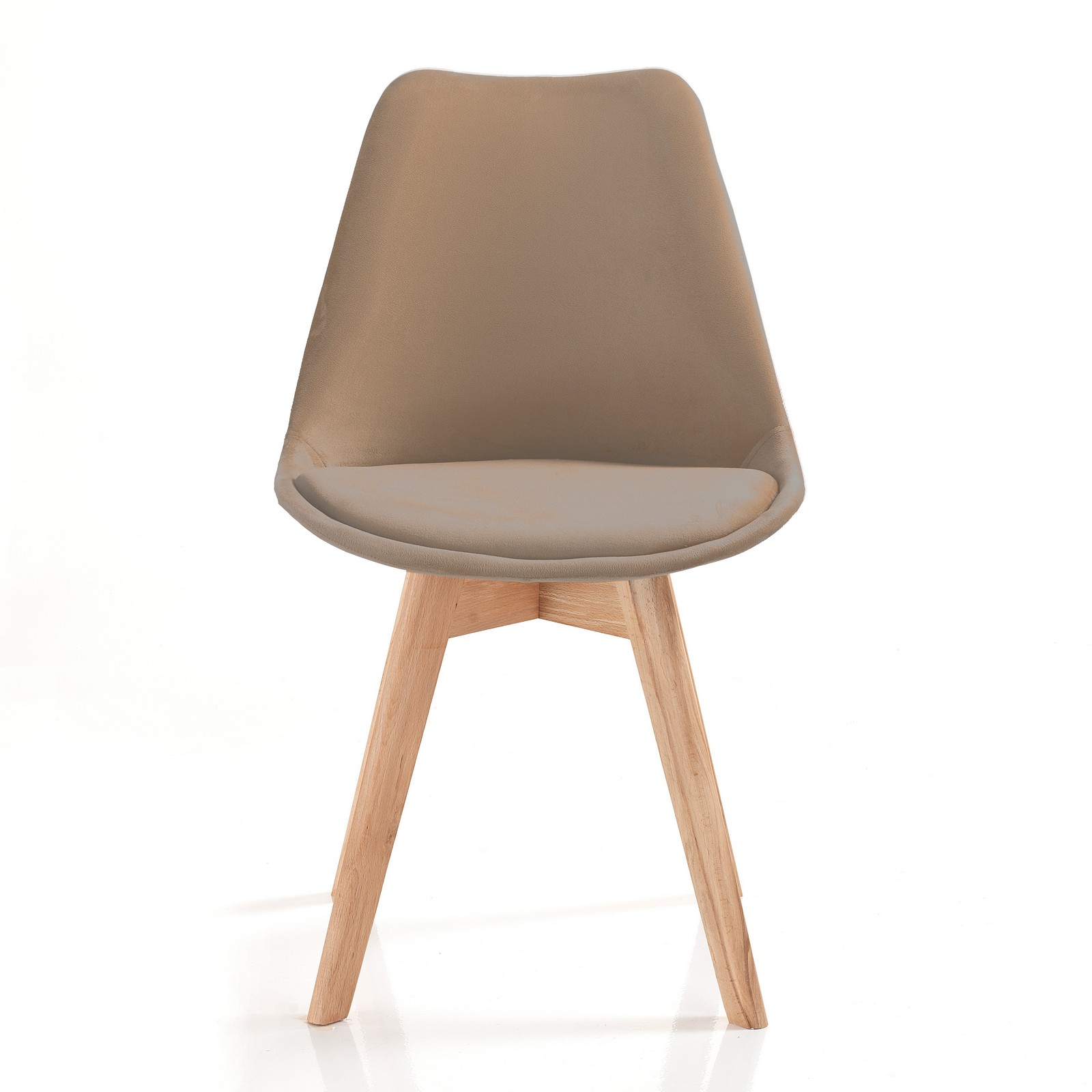 Viva Made Kiki Soft Light Brown Sedia Imbottita