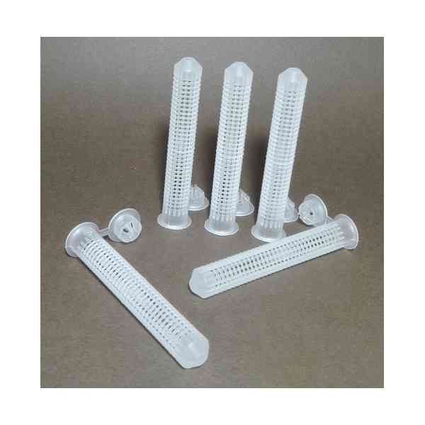 Bussola forata 12x80 tassello chimico nylon parete