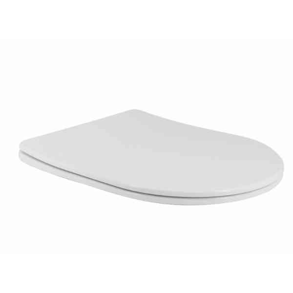 Perla copriwater duroplast tavoletta WC bianco soft close take off