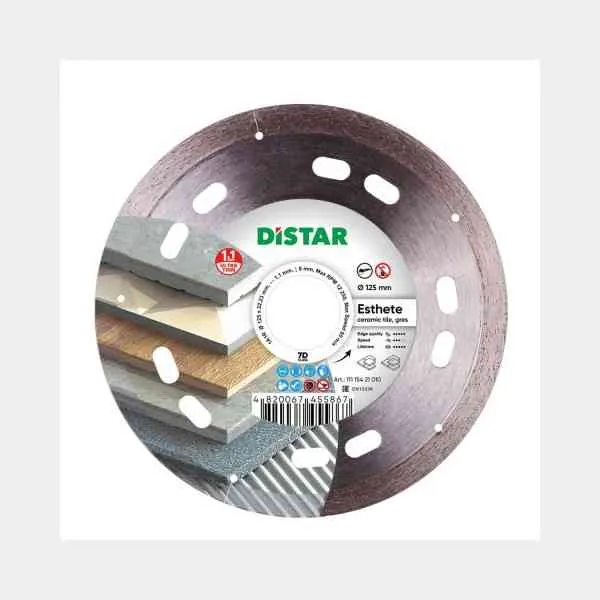 Distar Esthete 7D disco diamantato 115 mm per gres ceramica